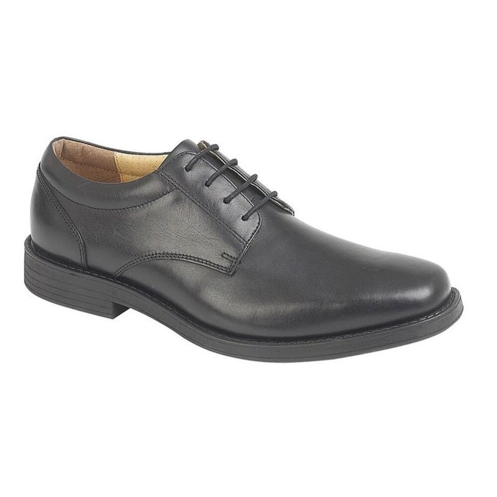 Tredflex Mens Leather Oxfords / Black